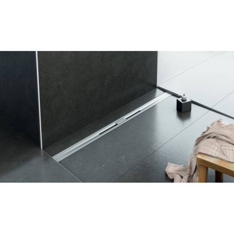 Jika Pure zuhanyfolyóka 1000mm, vágható burkolat, rozsdamentes acél
