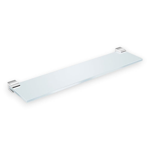 Jika Cubito Pure üveg polc, krómozott, 40 cm