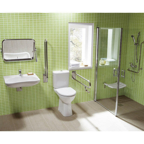 Jika Deep by Jika monoblokkos WC-csésze mozgáskorlátozottak részére, mélyöblítésű, hátsó kifolyású