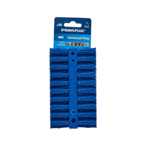 Műanyag tipli Rawlplug 8x32 kék 80db/csomag