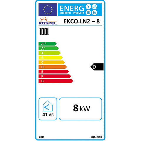 KOSPEL EKCO.LN2 8 kW Elektromos kazán tágulási tartállyal Fűtő 8 Kw