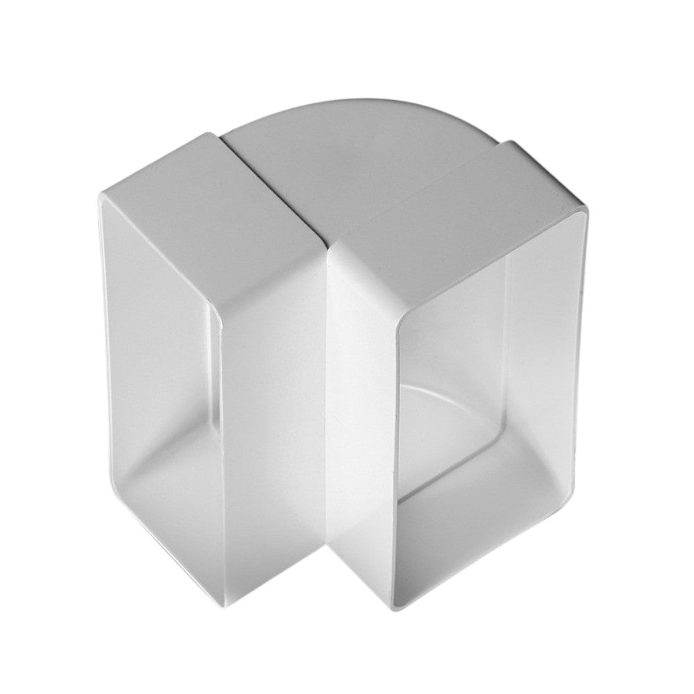 Awenta KP120-25 lapos csatorna 60x120 mm, 90° függőleges könyök