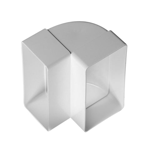 Awenta KP120-25 lapos csatorna 60x120 mm, 90° függőleges könyök