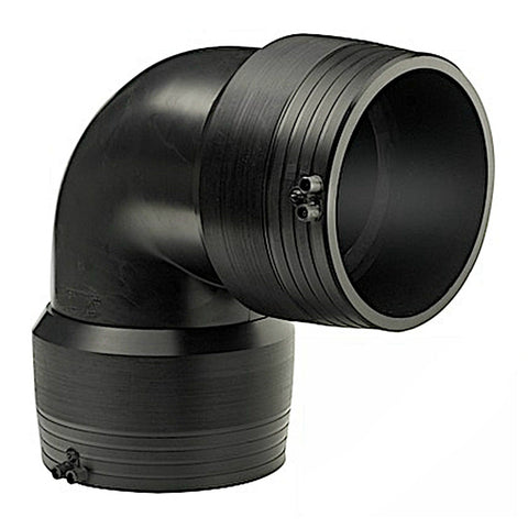 KPE Elektrofitting könyök 200/90° W