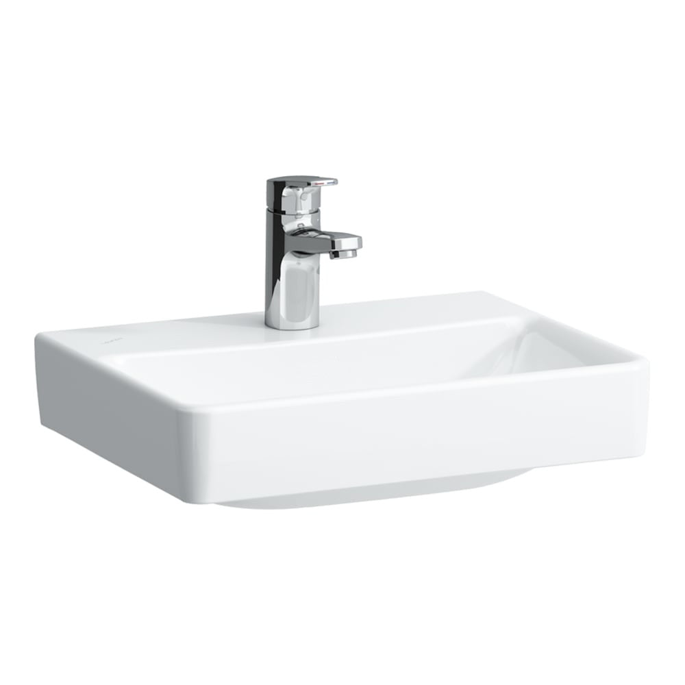 Laufen Pro S mosdó csaplyukkal, túlfolyó nélkül, fehér, 45x34 cm