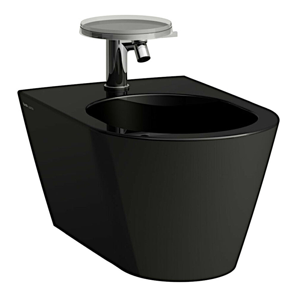 Laufen Kartell bidé matt fekete 545x370x290mm