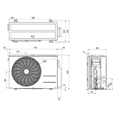 LG A09GA1 ArtCool Gallery Special split klíma szett, 2,6 kW (A09GA1.NSE + A09GA1.U18)