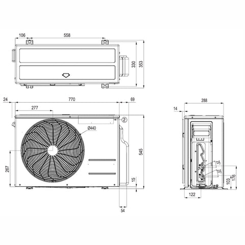 LG A12GA2 ArtCool Gallery Premium split klíma szett, 3,5 kW (A12GA2.NSE + A12GA2.U18)