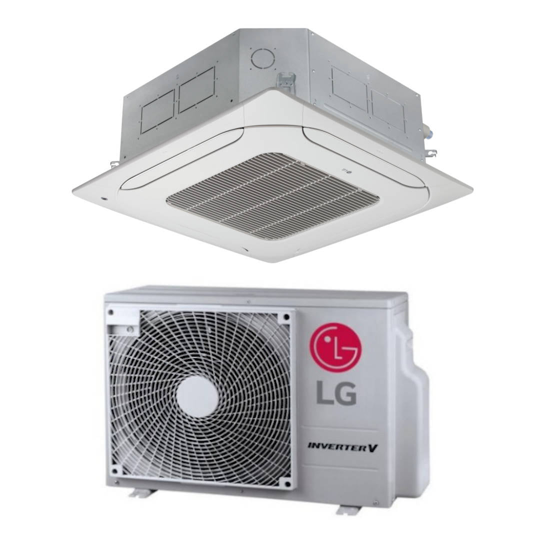 LG CT09F/UUA1  Standard kazettás split 2,5 kW, távirányítóval, PT-QAGW0 beépítőkerettel