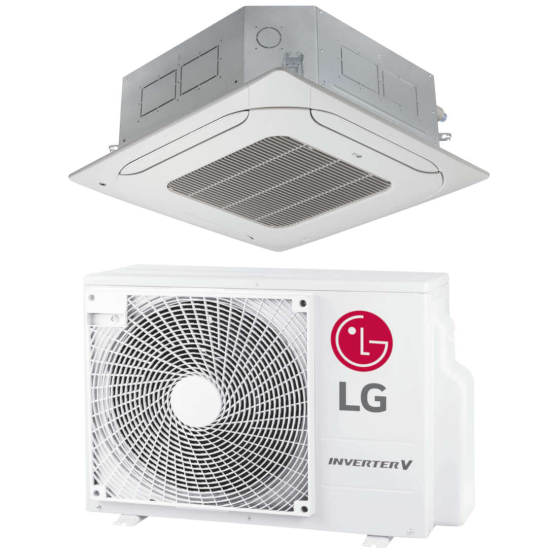 LG CT18F/UUB1  Standard kazettás split 5,0 kW, távirányítóval, PT-QAGW0 beépítőkerettel