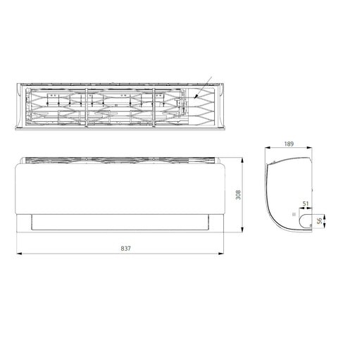 LG DC12RK Deluxe split klíma szett, 3,5 kW (DC12RK.NSJ + DC12RK.UL2)