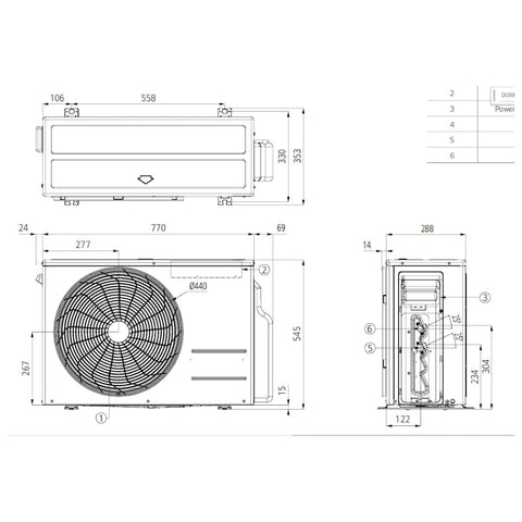 LG DC12RK Deluxe split klíma szett, 3,5 kW (DC12RK.NSJ + DC12RK.UL2)