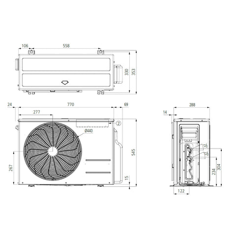 LG DC18RK Deluxe split klíma szett, 5,3 kW (DC18RK.NSK + DC18RK.UL2)