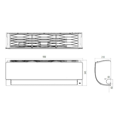 LG DC24RK Deluxe split klíma szett, 7,0 kW (DC24RK.NSK + DC24RK.U24)