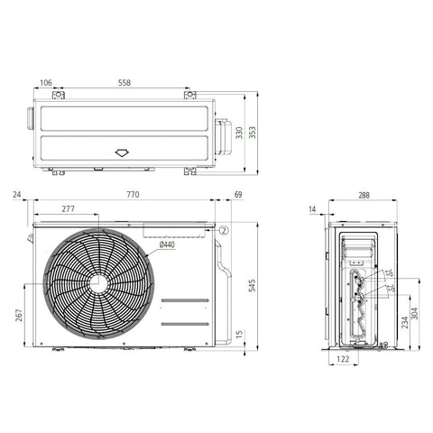 LG PC18SK Silence Plus split klíma szett, 5,3 kW (PC18SK.NSK + PC18SK.UL2)