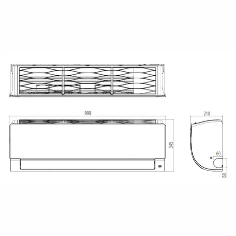 LG PC24SK Silence Plus split klíma szett, 7,0 kW (PC24SK.NSK + PC24SK.U24)