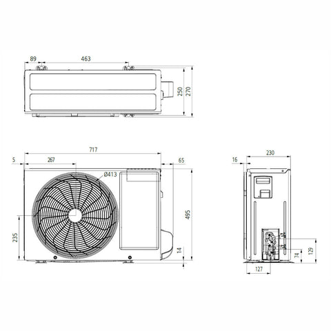 LG S09ET DualCool Special ET split klíma szett, 2,6 kW (S09ET.NSJ + S09ET.UA3)