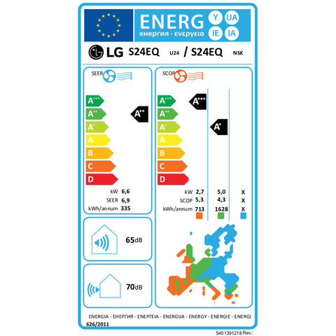 LG S24EQ Silence oldalfali split klíma 6,6 kW szett