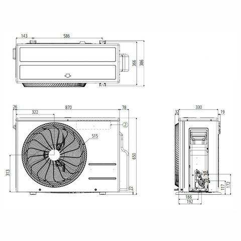 LG S24ET DualCool Special ET split klíma szett, 7,0 kW (S24ET.NSK + S24ET.U24)