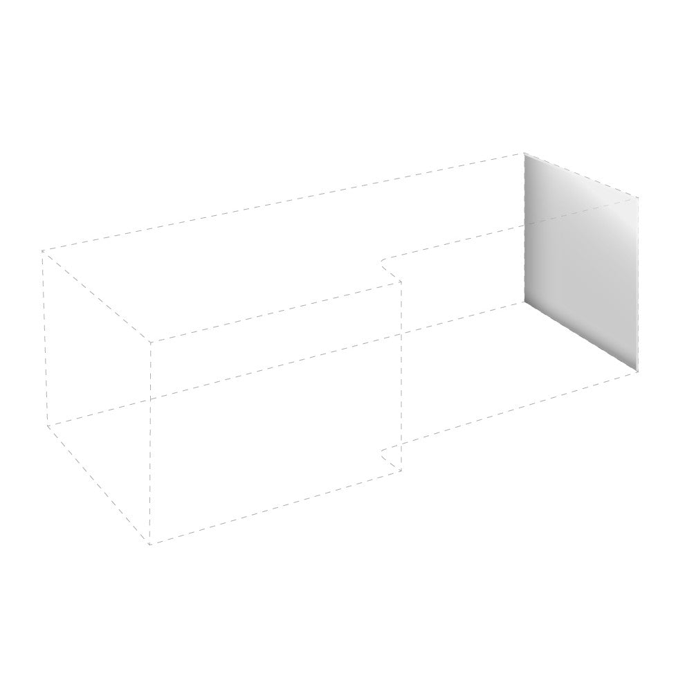 M-Acryl Linea fürdőkád oldallap 70