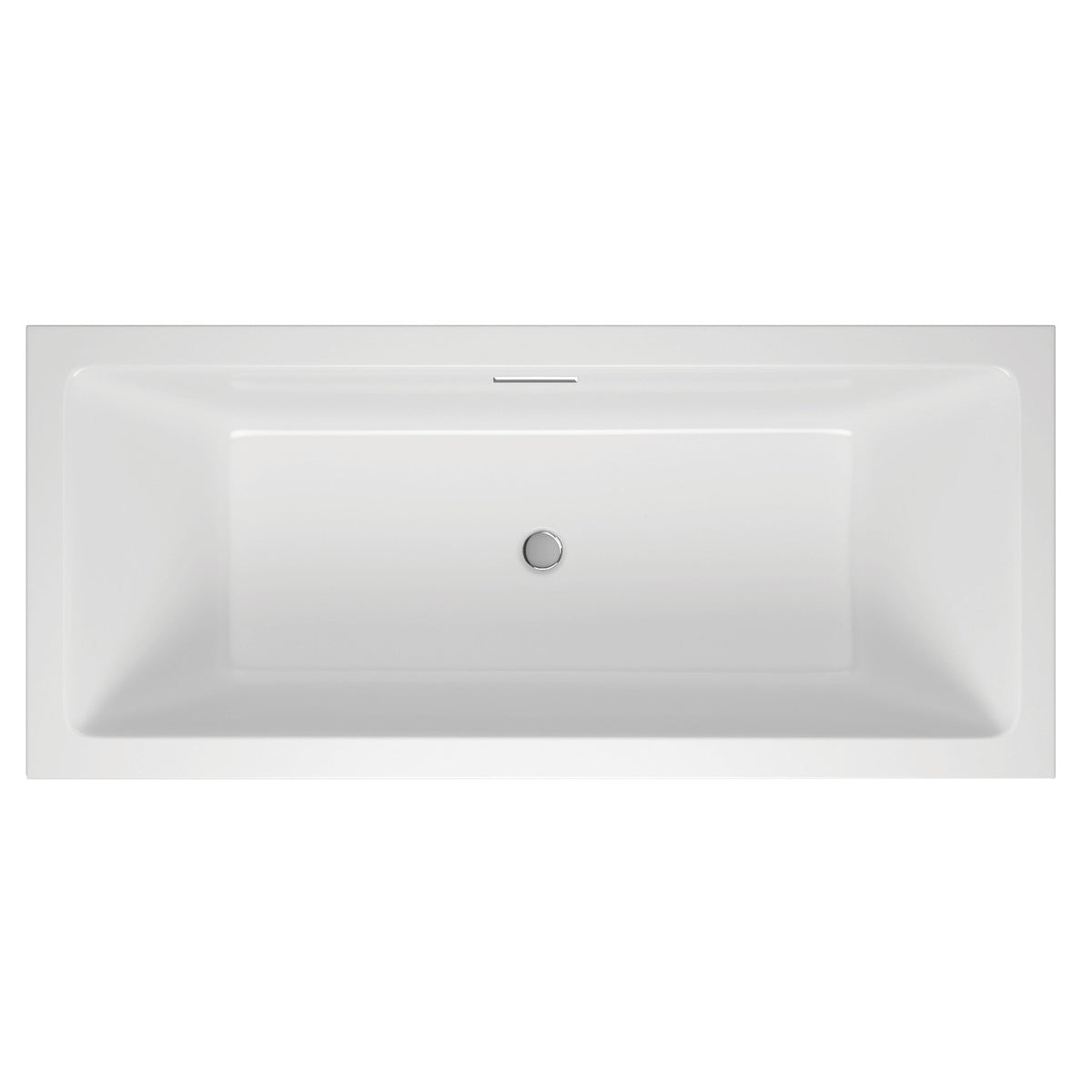 M-Acryl Sabina Slim Pro 180x80 kád vízszintes túlfolyóval