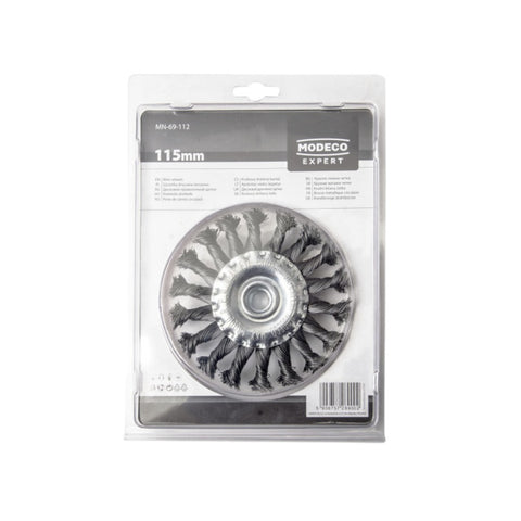 Csavart körkefe 115mm M14 Modeco 69112