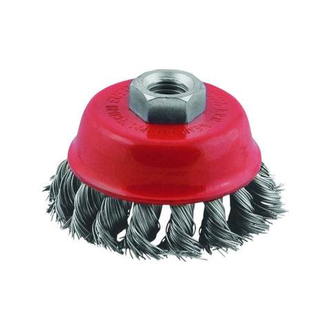Csavart fazékkefe 100mm M14 Modeco 69135