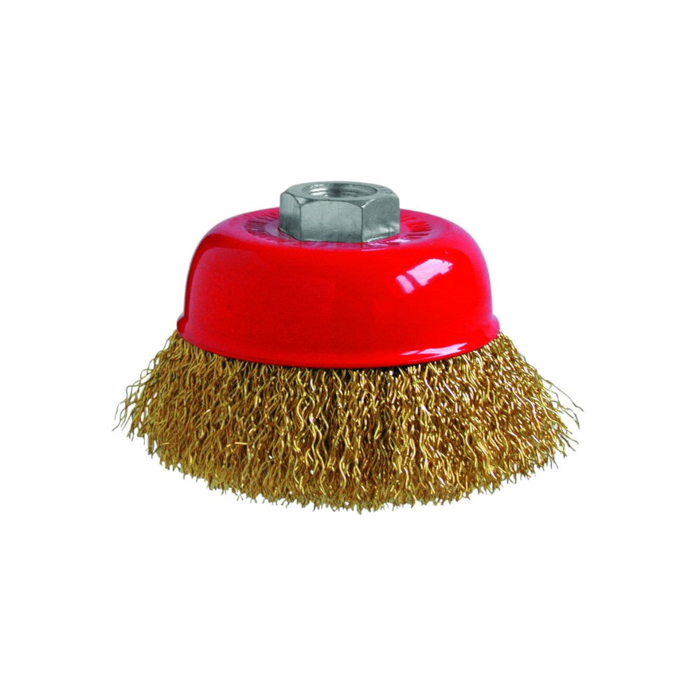 Hullámos fazékkefe 100mm M14 Modeco 69165