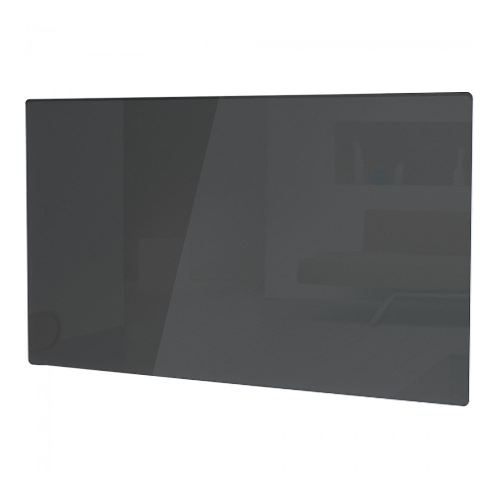Nobo Oslo Glass fűtőpanel 2000 W, 40x113 cm, NCU 2Te energiatakarékos termosztáttal Antraci üveggel
