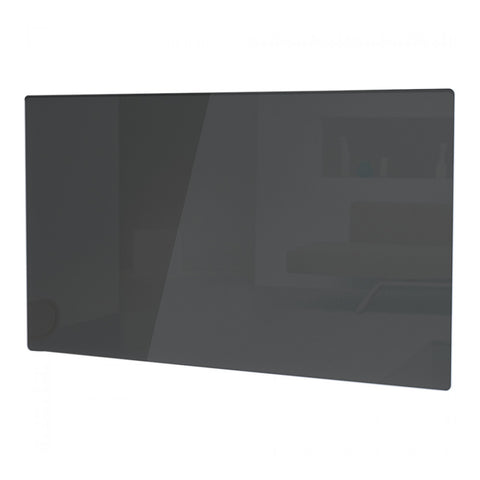 Nobo Oslo Glass fűtőpanel 2000 W, 40x113 cm, NCU 2Te energiatakarékos termosztáttal Antraci üveggel