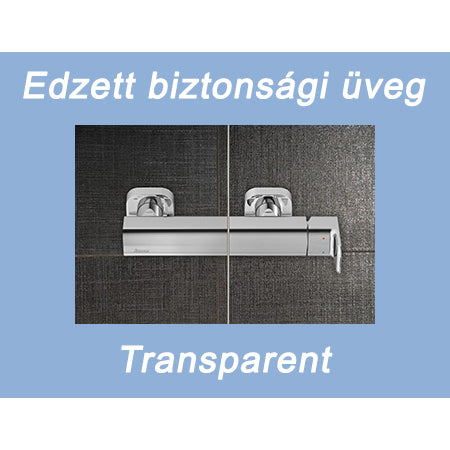 Ravak CSD1-90 zuhanyajtó krómhatású + transparent