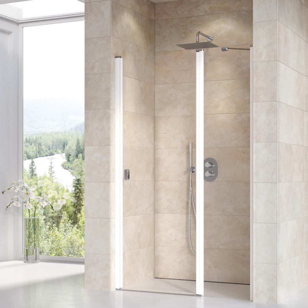 Ravak CSD2 110 zuhanyajtó fehér + transparent