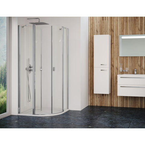 Ravak CSKK4 80 zuhanykabin fehér + transparent
