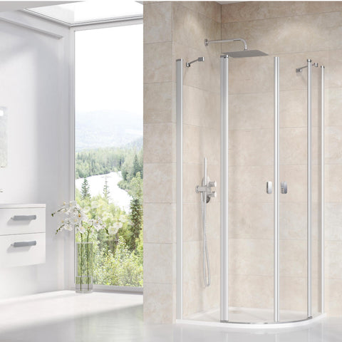 Ravak CSKK4 80 zuhanykabin szatén+ transparent