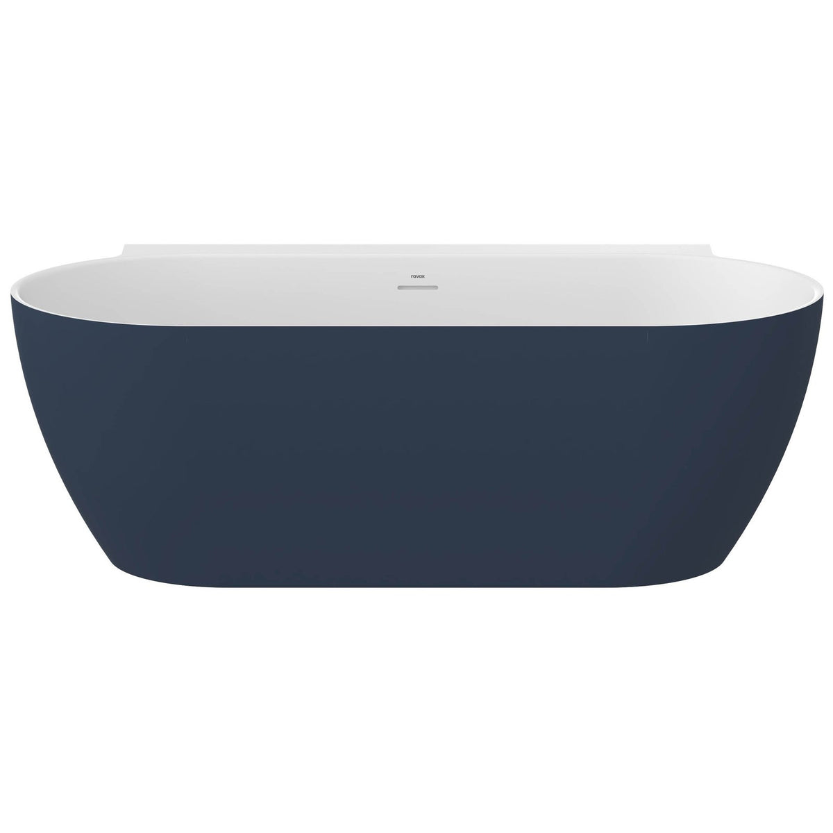 Ravak Freedom Wall II TEC akrilkád 1700x870 deepsea blue/fehér, fehér lefolyó