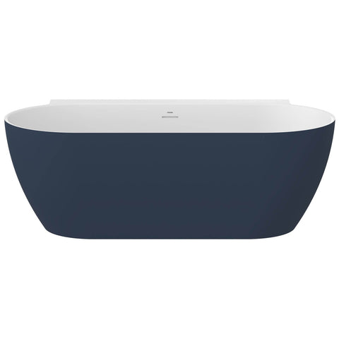 Ravak Freedom Wall II TEC akrilkád 1700x870 deepsea blue/fehér, fehér lefolyó