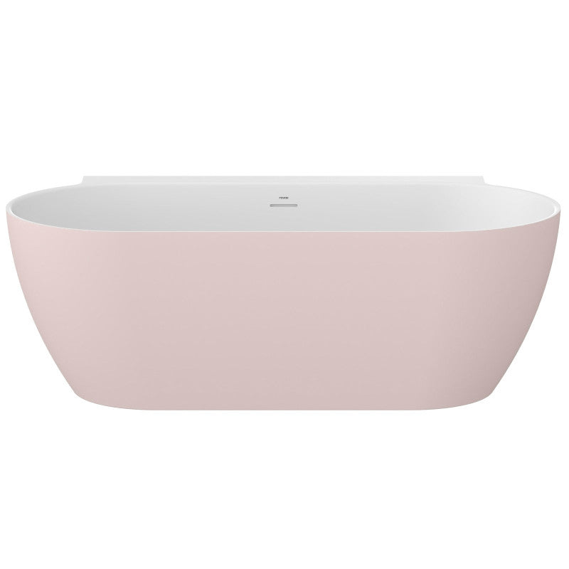 Ravak Freedom Wall II TEC akrilkád 1700x870 alabaster pink/fehér, fehér lefolyó