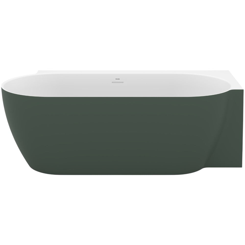 Ravak Freedom Corner II TEC R akrilkád 1750x860 grey green/fehér