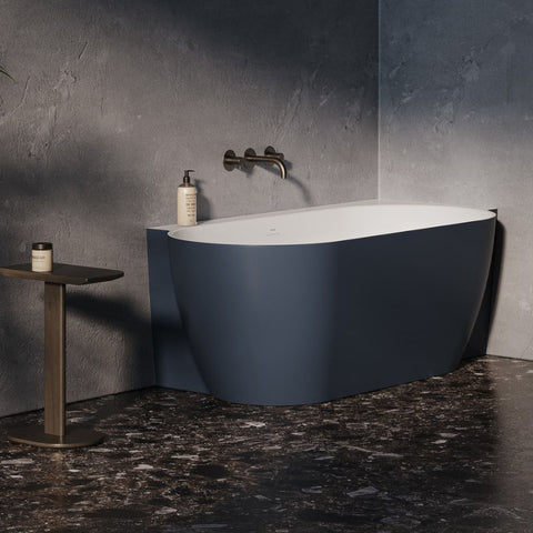 Ravak Freedom Corner II TEC R akrilkád 1750x860 deepsea blue/fehér, fehér lefolyó