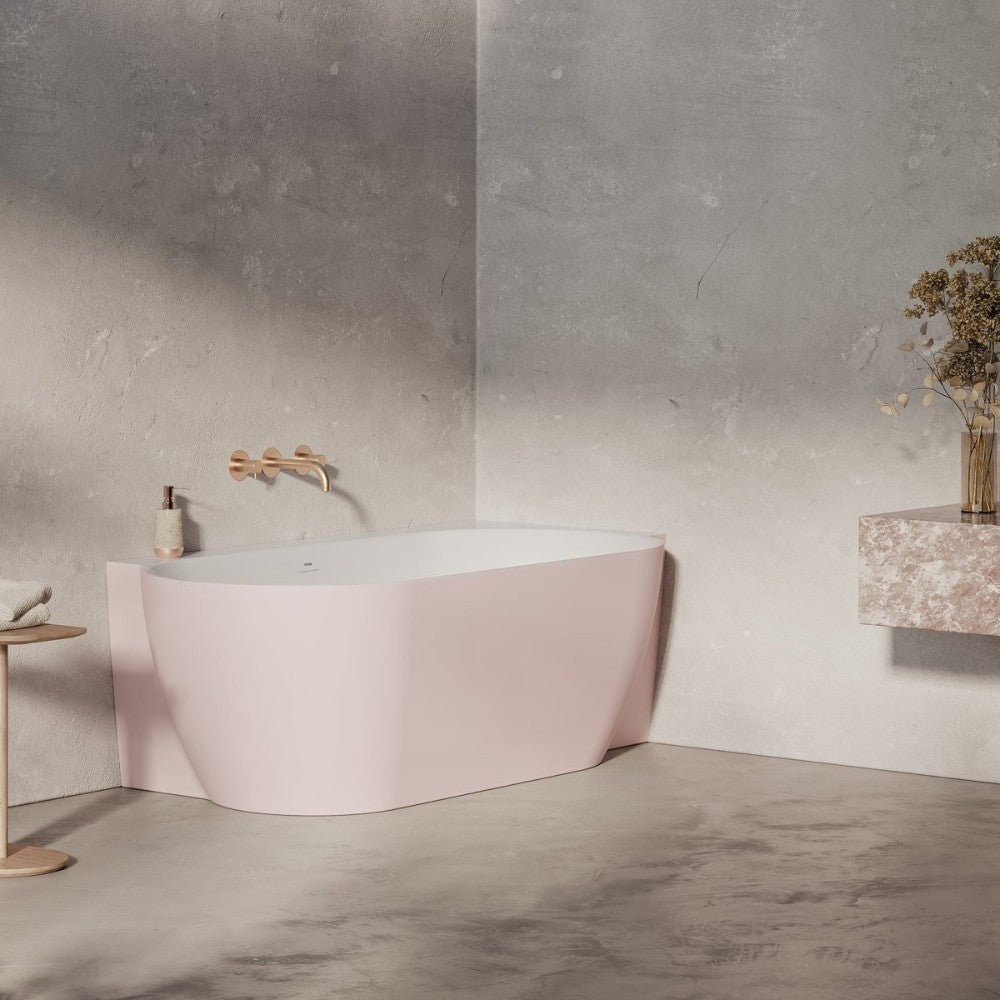 Ravak Freedom Corner II TEC R akrilkád 1750x860 alabaster pink/fehér