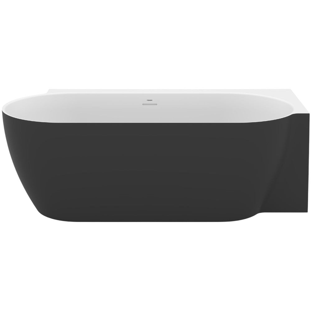 Ravak Freedom Corner II TEC R akrilkád 1750x860 fekete/fehér