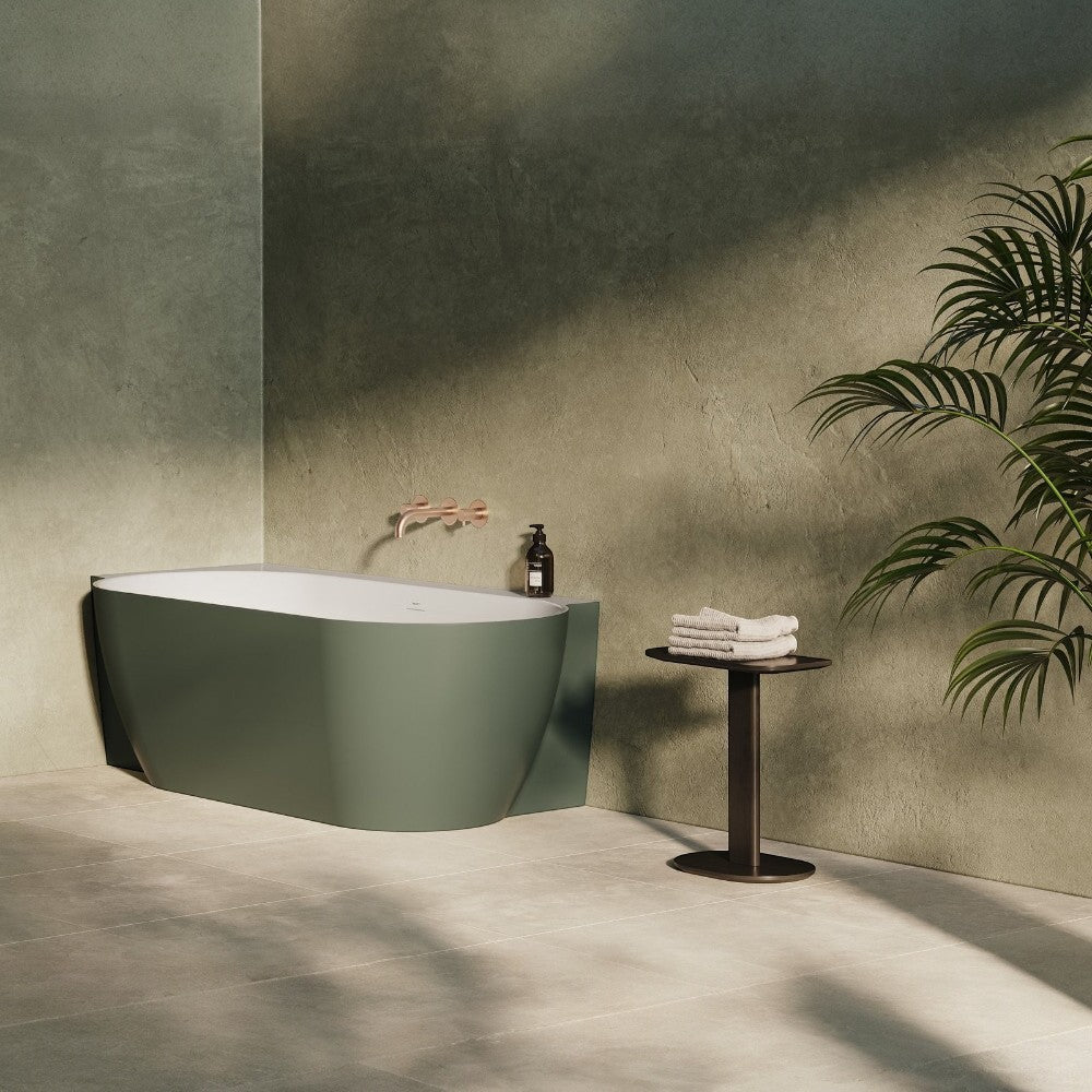 Ravak Freedom Corner II TEC L akrilkád 1750x860 grey green/fehér, fehér lefolyó