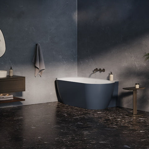 Ravak Freedom Corner II TEC L akrilkád 1750x860 deepsea blue/fehér, fehér lefolyó