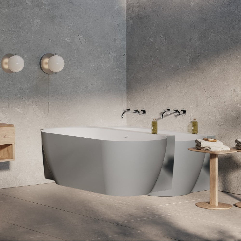 Ravak Freedom Corner II TEC L akrilkád 1750x860 smoke grey/fehér, fehér lefolyó