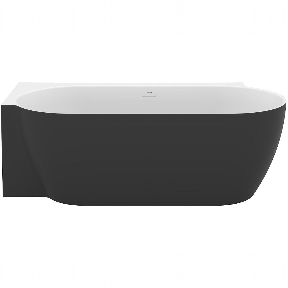 Ravak Freedom Corner II TEC L akrilkád 1750x860 fekete/fehér, fekete lefolyó
