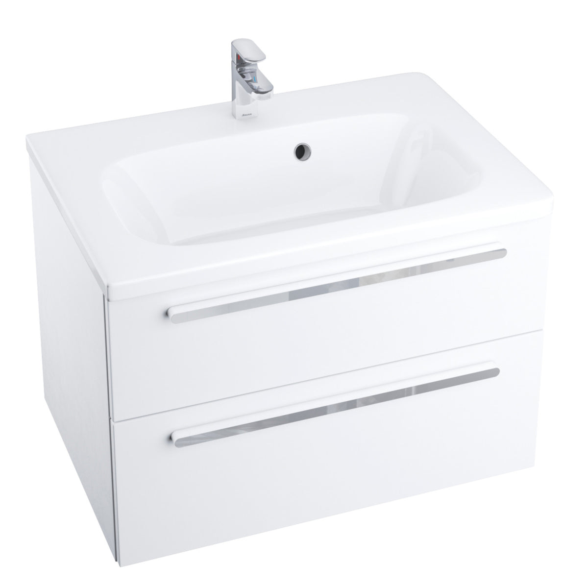 Ravak Chrome II SD 600 fürdőszobai szekrény mosdó alá fehér/fehér