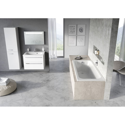 Ravak Chrome II SD 600 fürdőszobai szekrény mosdó alá fehér/fehér