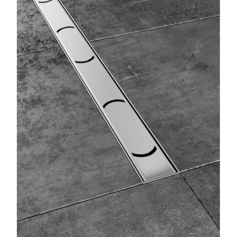 Ravak zuhanyfolyóka OZ Chrome 750 mm rozsdamentes