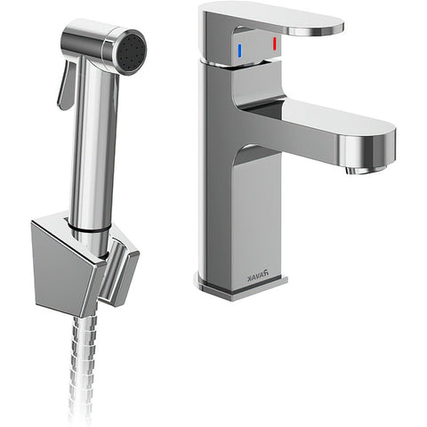 Ravak Chrome CR mosdócsaptelep bidézuhannyal, álló, króm, 112.01