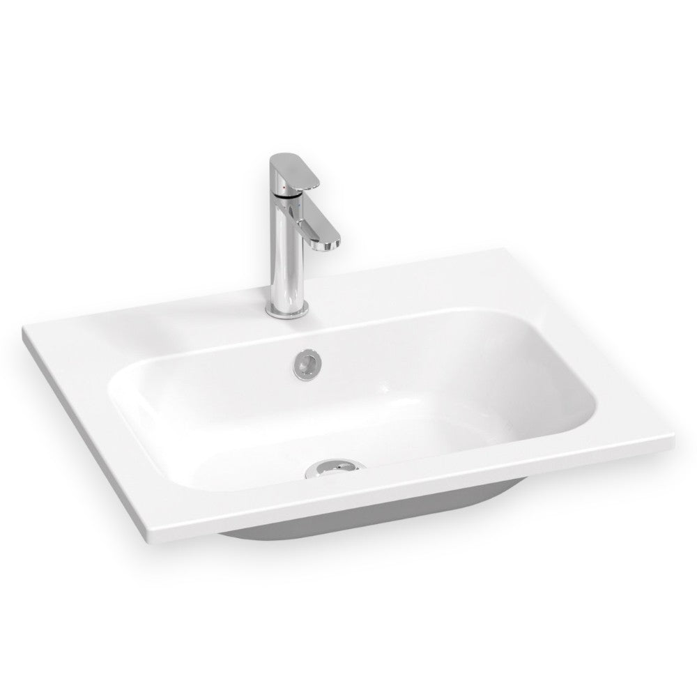 Ravak Chrome Slim 60 mosdó fehér, furattal